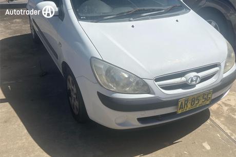 White 2007 Hyundai Getz Hatchback 1.6