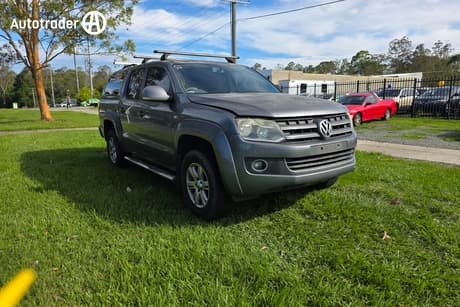 Grey 2012 Volkswagen Amarok Dual Cab Utility Tdi420 Highline (4X4)