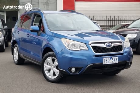Blue 2014 Subaru Forester Wagon 2.0D-L
