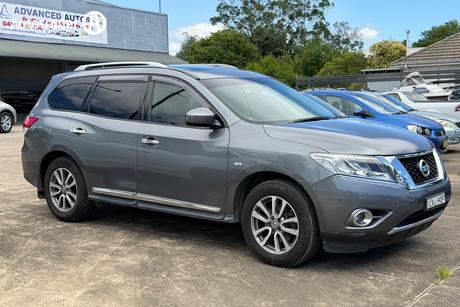 Grey 2015 Nissan Pathfinder Wagon St-L Op (4X4)
