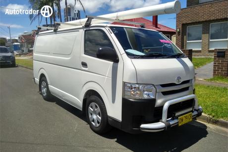 White 2017 Toyota HiAce Van Lwb