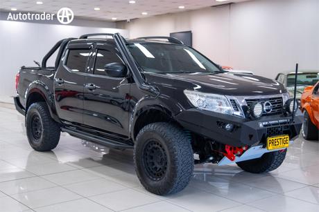 Black 2017 Nissan Navara Dual Cab Utility St-X (4X4)