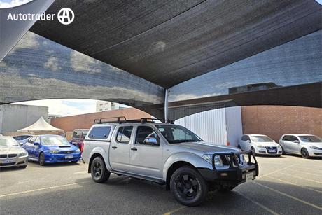 Silver 2007 Nissan Navara Dual Cab Pick-up St-X (4X4)