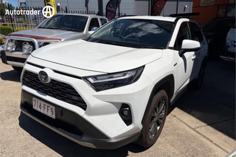White 2022 Toyota RAV4 Wagon Gxl (Awd) Hybrid