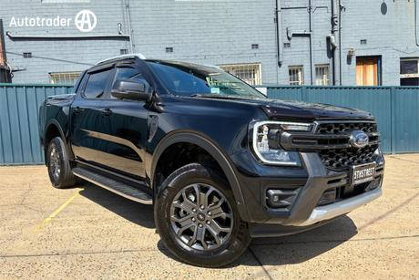 Black 2022 Ford Ranger Double Cab Pick Up Wildtrak 3.0 (4X4)