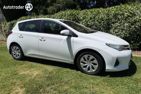 White 2014 Toyota Corolla Hatchback Ascent