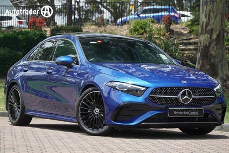 Blue 2024 Mercedes-Benz A250 Sedan 4Matic