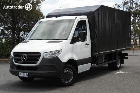 White 2020 Mercedes-Benz Sprinter Cab Chassis 516Cdi Vs30 Lwb Rwd 4.49T