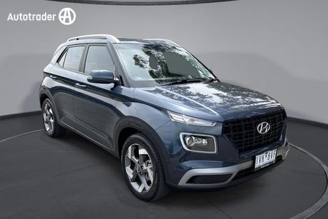 Blue 2022 Hyundai Venue Wagon