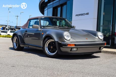 Grey 1987 Porsche 911 Cabriolet Carrera