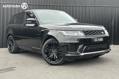 Black 2017 Land Rover Range Rover Sport SUV SDV6 HSE 4X4