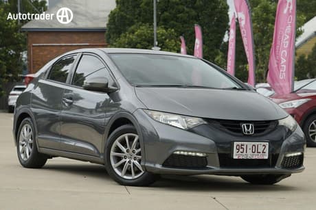 Grey 2012 Honda Civic Hatchback Vti-S