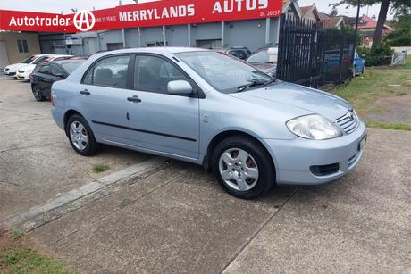 Blue 2006 Toyota Corolla Sedan Ascent