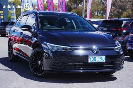 Black 2022 Volkswagen Golf Wagon 110Tsi Life