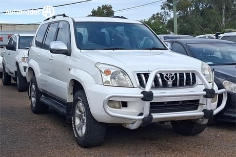 White 2003 Toyota Landcruiser Prado SUV GXL 4X4
