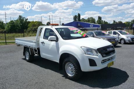 White 2019 Isuzu D-MAX Cab Chassis Sx Hi-Ride (4X2)