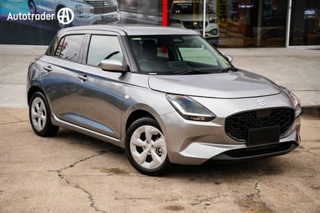 Silver 2025 Suzuki Swift Hatchback Hybrid Plus