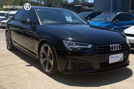 Black 2019 Audi A4 Sedan 35 Tfsi S Tronic Sport