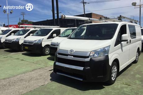 White 2020 Toyota HiAce Van Lwb