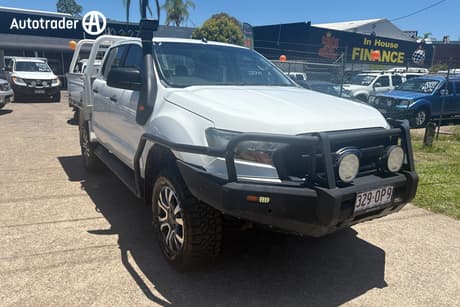 White 2016 Ford Ranger Crew Cab Chassis Xl 3.2 (4X4)