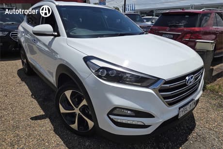 White 2016 Hyundai Tucson Wagon Elite (Awd)