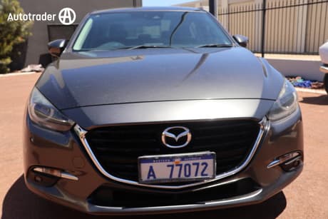 Grey 2018 Mazda 3 Sedan Sp25 Gt