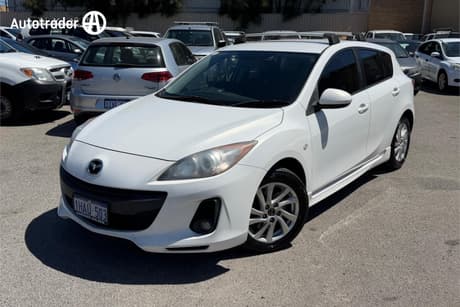 White 2012 Mazda 3 Hatchback Diesel