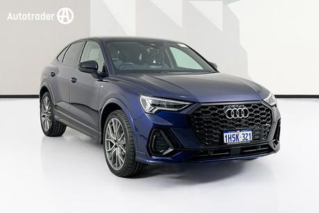 Blue 2022 Audi Q3 Sportback 40 Tfsi Quattro S Line