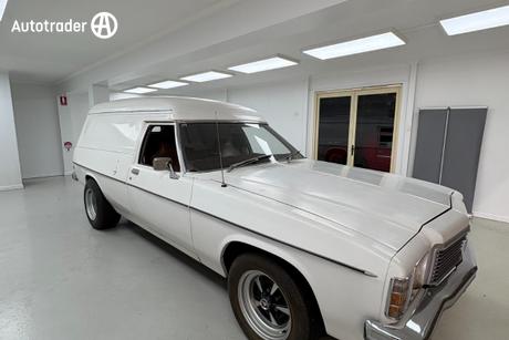 White 1976 Holden Sandman Commercial