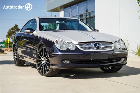 Silver 2003 Mercedes-Benz CLK500 Coupe Avantgarde