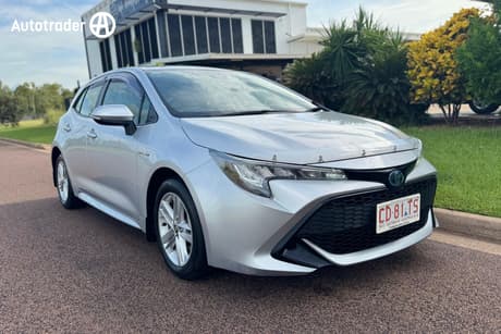 Silver 2019 Toyota Corolla Hatchback Ascent Sport (Hybrid)