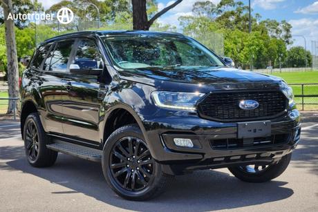 Black 2022 Ford Everest Wagon Sport (4Wd)