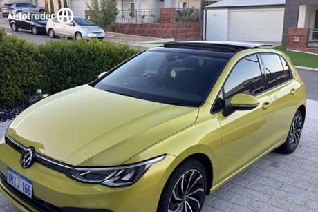 Yellow 2021 Volkswagen Golf Hatchback 110 Tsi Life