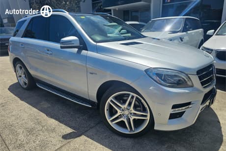 Silver 2013 Mercedes-Benz ML SUV ML350 BLUETEC 4X4