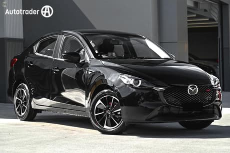 Black 2025 Mazda Mazda2 Sedan G15 Gt