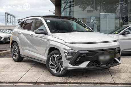 Grey 2025 Hyundai Kona Wagon Hybrid Elite N Line
