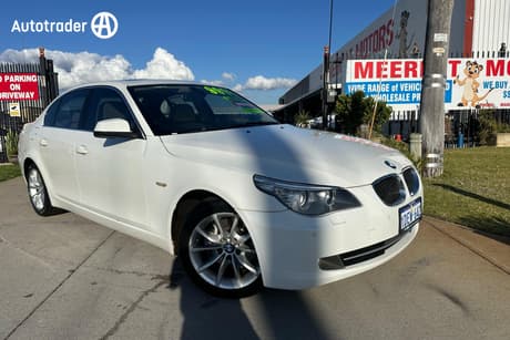 White 2008 BMW 530D Sedan