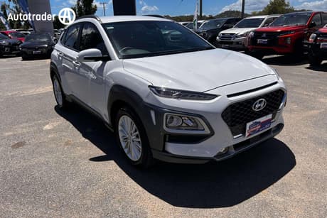 White 2020 Hyundai Kona Wagon Elite (Fwd)