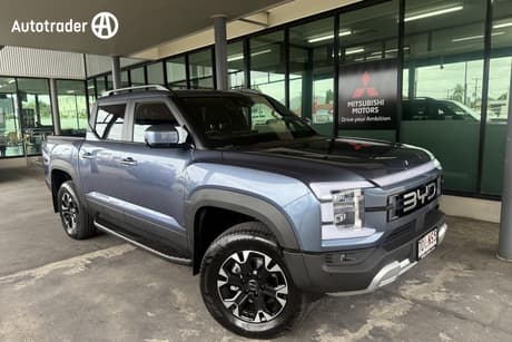 Blue 2025 BYD Shark 6 Dual Cab Utility Dual Motor Premium