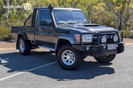 Grey 2022 Toyota Landcruiser Cab Chassis Gxl