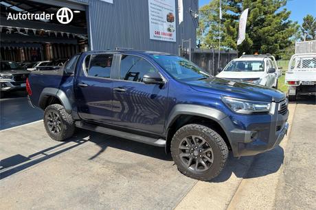 Blue 2022 Toyota Hilux Double Cab Pick Up Rogue (4X4)