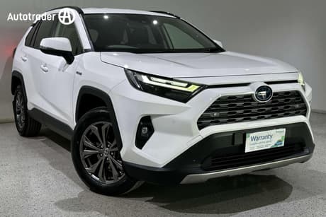 White 2023 Toyota RAV4 Wagon Gxl (2Wd) Hybrid