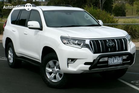 White 2020 Toyota Landcruiser Prado Wagon Gxl