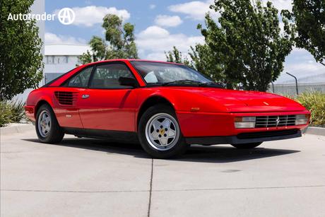 Red 1988 Ferrari Mondial Coupe R