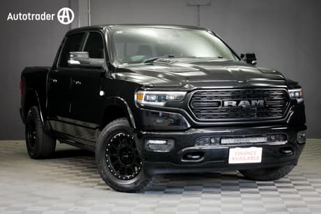 Black 2022 RAM 1500 Crew Cab Utility Limited Rambox (Hybrid)