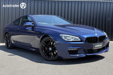 Blue 2015 BMW 640I Coupe