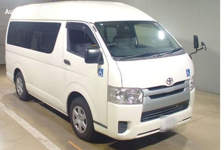 White 2019 Toyota HiAce Commercial LWB