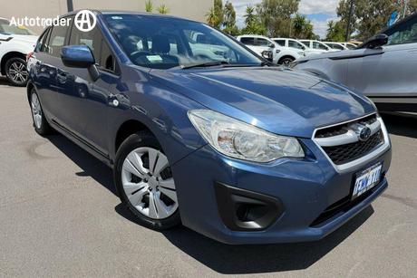 Blue 2013 Subaru Impreza Hatchback 2.0I (Awd)