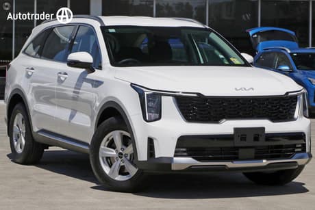 White 2025 Kia Sorento Wagon S 7 Seat
