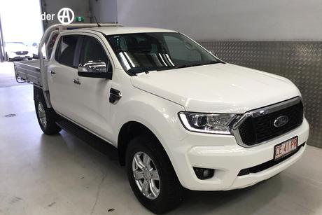 White 2021 Ford Ranger Double Cab Chassis Xlt 2.0 (4X4)